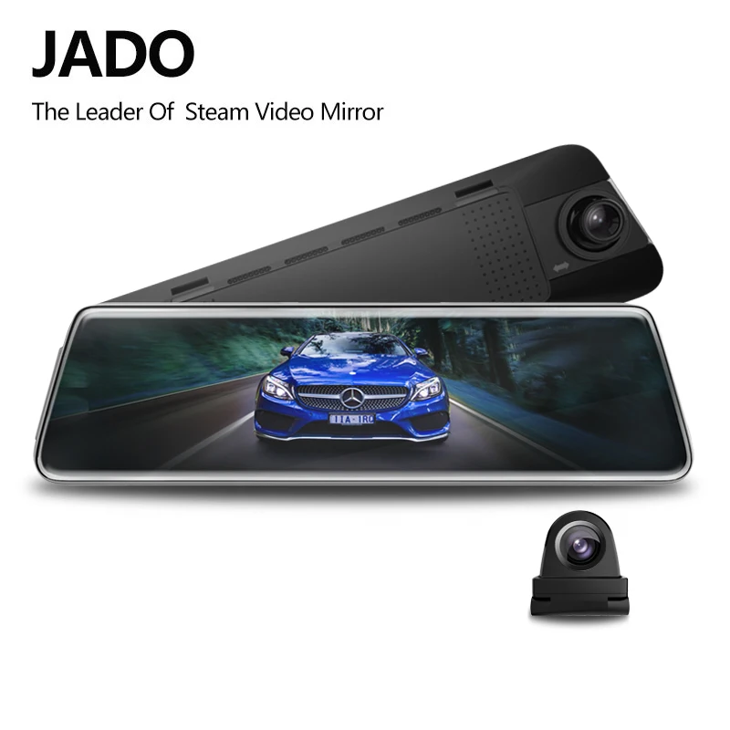 JADO D230 X1 потоковое зеркало заднего вида Dvr dash cam era avtoregistrator 10 ips сенсорный экран HD 1080