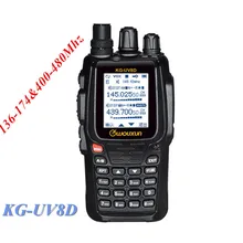 Hot Wouxun KG-UV8D Dual Band Handy Talky Standard Transceiver 136-174&400-480MHz Walkie Talkie