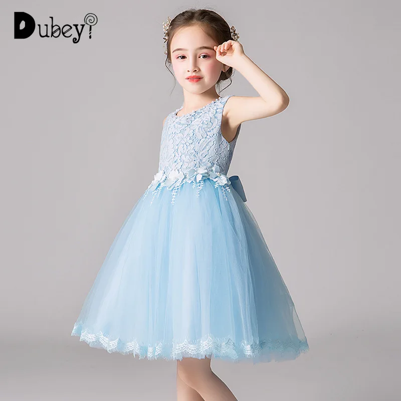 

Summer Tulle Ball Gown Sundress Elegant Princess Dress with Beading Lace Edge Evening Prom Vest Dresses Girls Party Dress