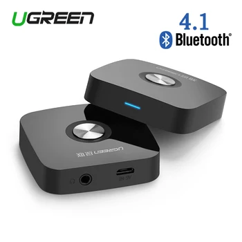 Ugreen 4.1 Wireless Bluetooth Receiver Speaker Headphone Adapter 3.5MM Audio Stereo Music Receiver Bluetooth Audio Adapter