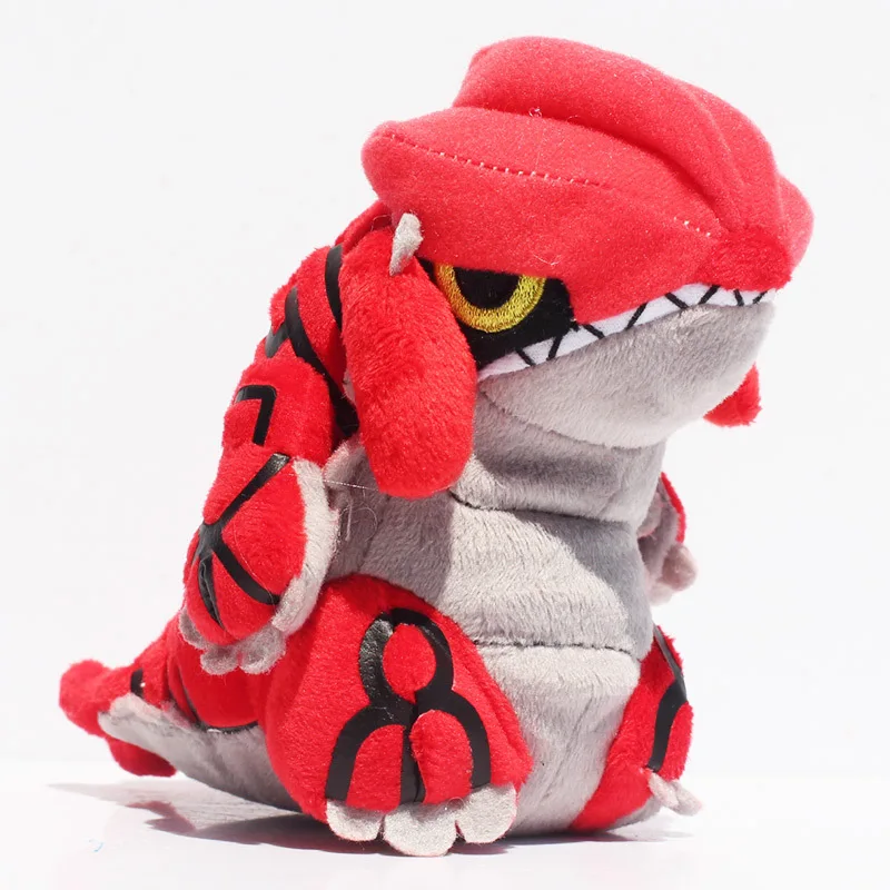 Q версия Groudon Мягкие плюшевые куклы Kawaii Groudon мягкие куклы 14 см игрушка