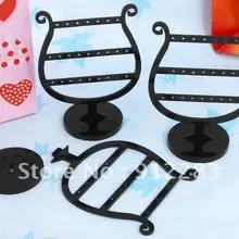 20 шт 90*65 мм черный Кубок акриловая витрина для сережек подставка держатель, подставка для ювелирных украшений