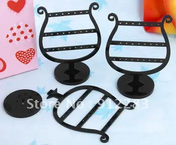 

Wholesale 20pcs 90*65mm Black Goblet Acrylic Earring Display Stand Holder,Fashion Jewelry Display