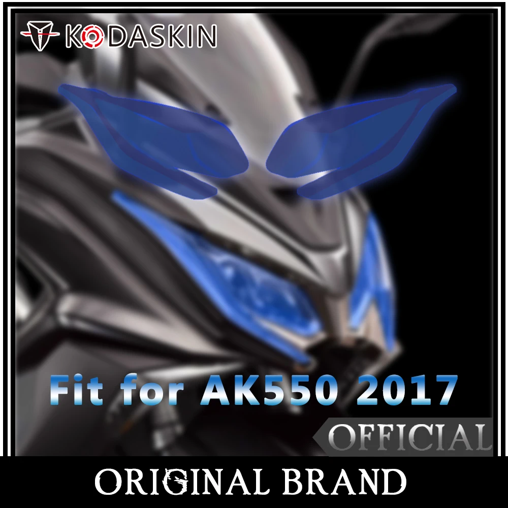 

KODASKIN Motorcycle Headlight Protection Headlight Cover Headlight Screen Lens Protective Cover for AK550 2017