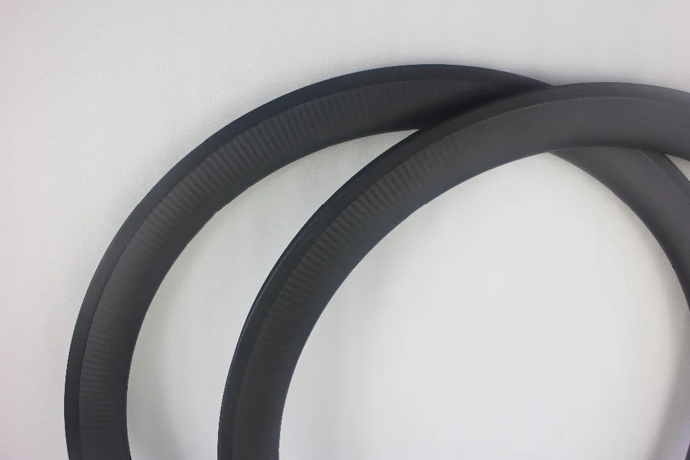 

50mm tubular road bike carbon fiber rims 3K Twill matte finish super light front 20 rear 24 holes FOR 50T racing bicycle wheels
