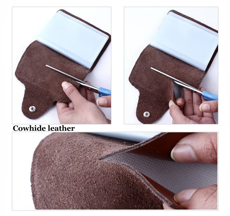 26 Slot Genuine Leather Business Card Case Bag Credit Card Holder*