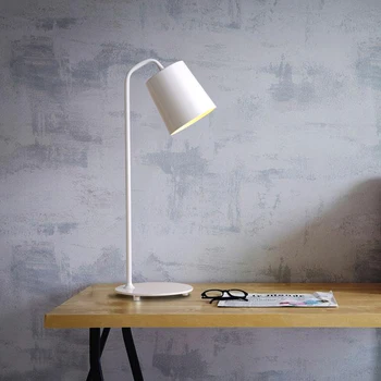 

The Nordic modern minimalist iron LED lamp creative personality reading book office desk lamp