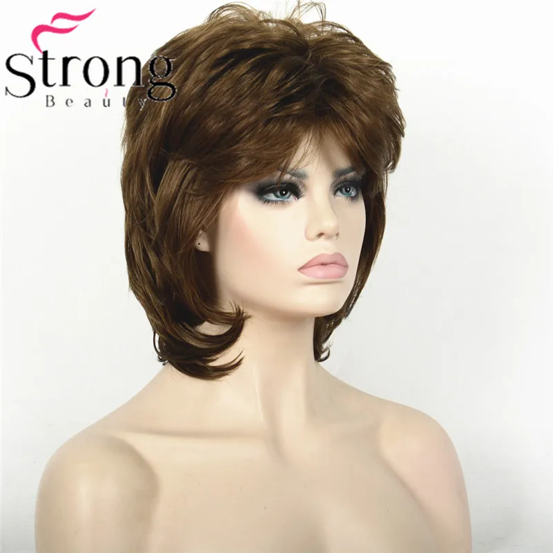 L-1943A #12 Golden Brown fashion wig (3)