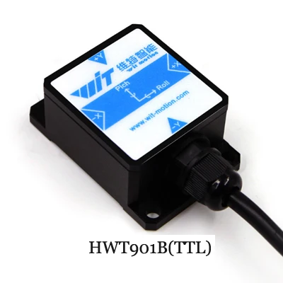 WitMotion HWT901B Высокоточный Инклинометр AHRS, защита IP67, встроенный модуль RM3100 военного класса, низкий дрейф угла Z - Цвет: HWT901B-TTL