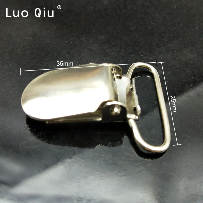 Suspenders clip buttons Paci Pacifier Ribbon Clips sewing clips garment clips plastic clips clothes clips 6 pcs