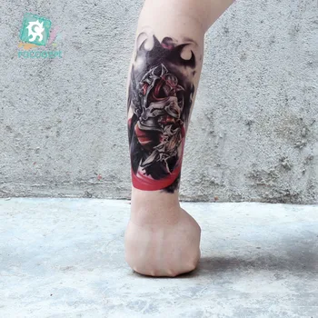

New Arrival 2018 Big Arm Tattoo Designs With Wolf Horse Unicorn Body Temporary Fake Tattoo Sticker For Men Women Waterproof