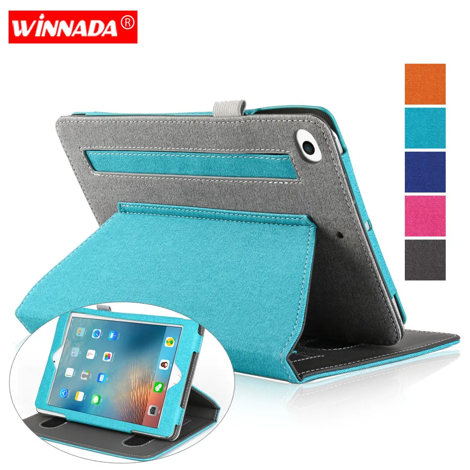 

For ipad mini case new Book Style with Flip Stand Smart Auto Wake Sleep function Retina Display Cover for ipad mini 1 2 3 4