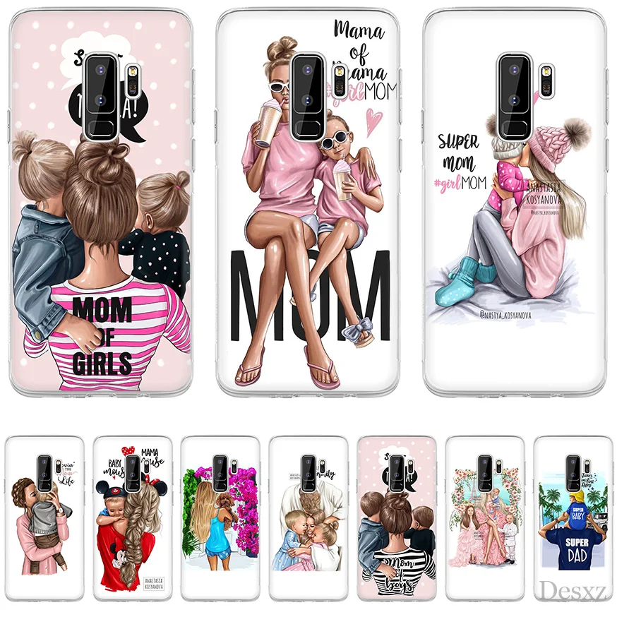 

Gerleek Mama Und Baby10 Hard Cover For Samsung Galaxy Note 9 8 S3 S4 S5 S6 S7 Edge S8 S9 S10 S10E Plus M10 M20 M30 Case