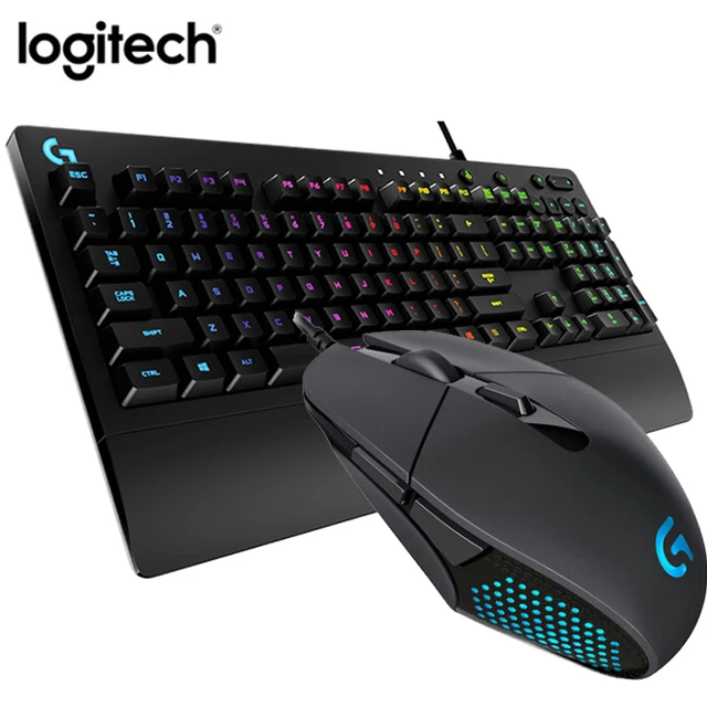 Original Logitech G302 Mouse, Logitech G213 Gaming keyboard and mouse
