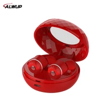 ALWUP Wireless Earphone Bluetooth headset In ear Stereo font b Headphones b font Dual Mini Noise