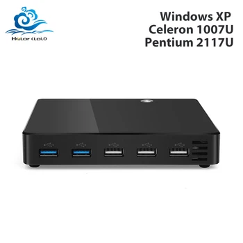 

Ultra Thin Mini PC Celeron 1007U Pentium 2117U 1.80GHz Windows XP Mini Computer Nuc HDMI HTPC TV BOX desktop usb pc