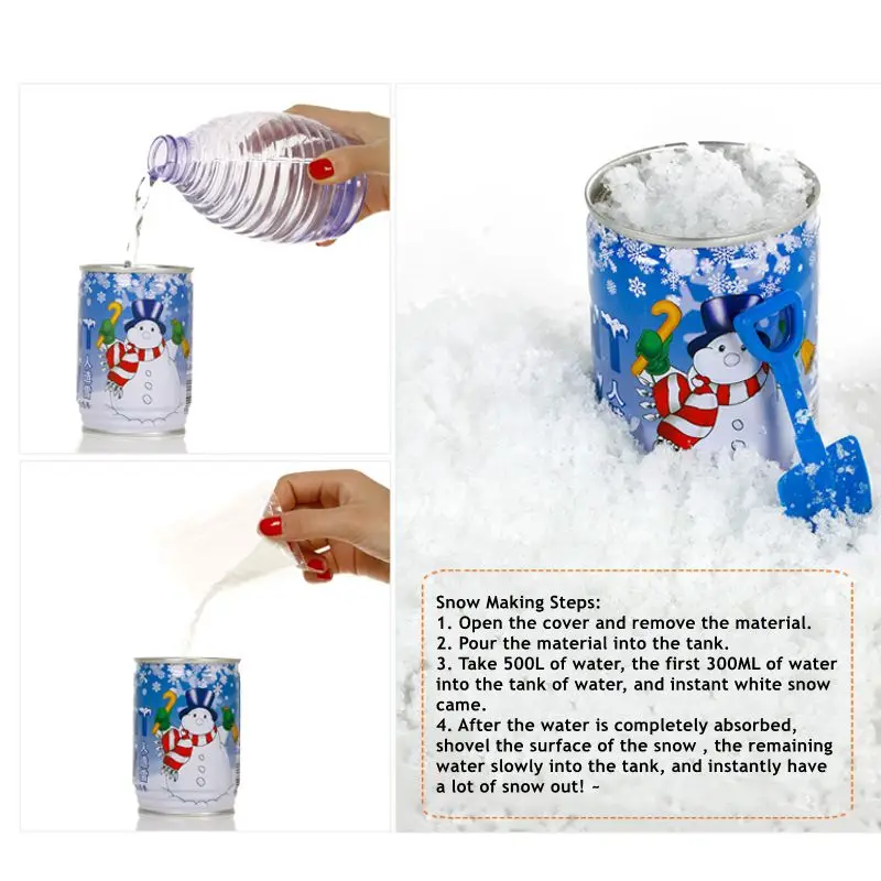 Buy 1pcs Instant Fake Snow Powderof Artificial Fluffy
