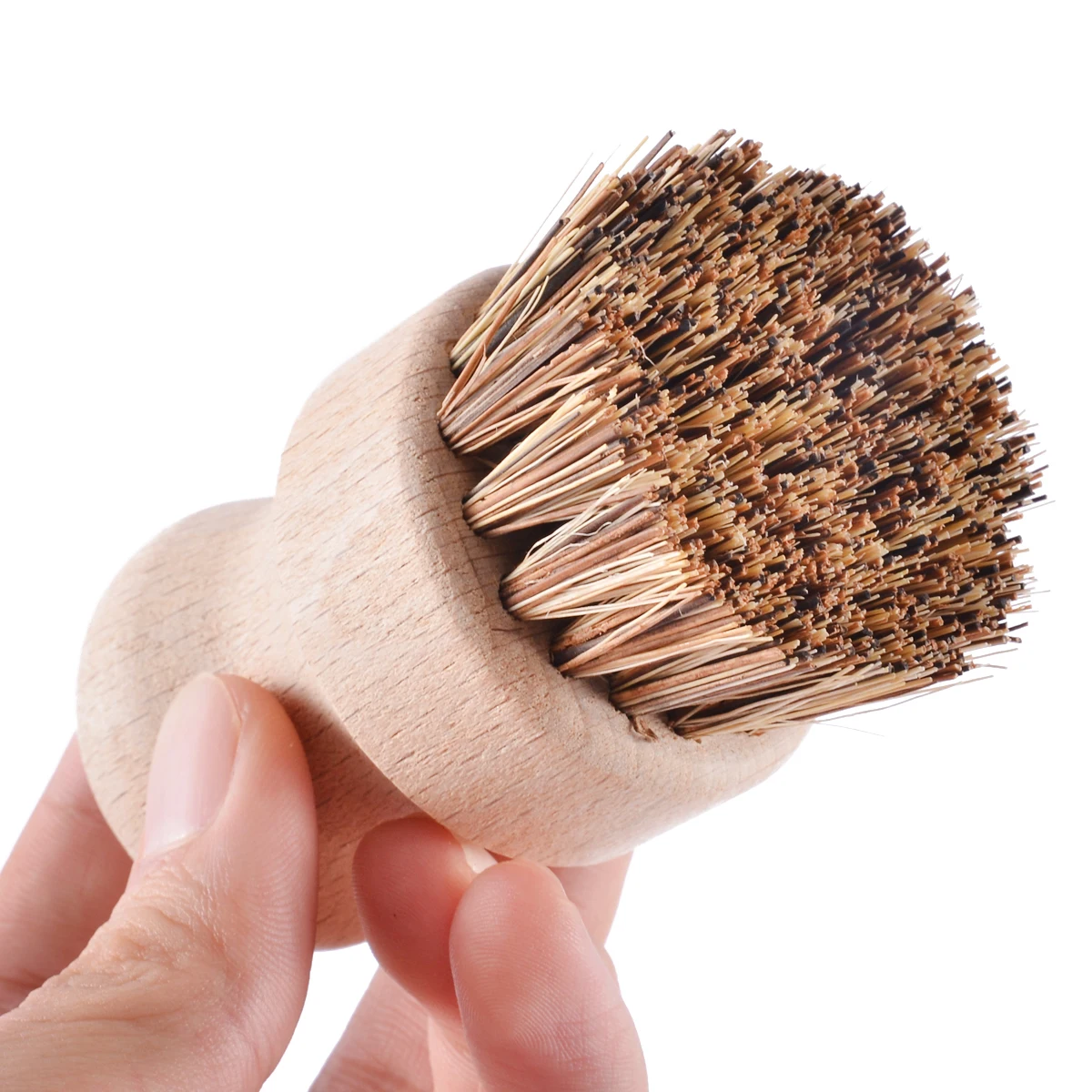 1pc Handheld Wooden Brush Dish Bowl Cleaning Brushes Household Chores Rub Cleaning Tool