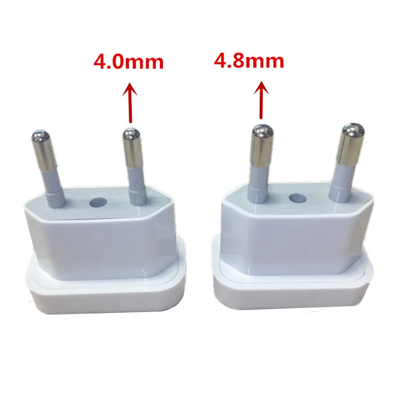 1PCS EU Euro Europe to US USA Power Jack Wall Plug Converter Travel Adapter 1PCS EU Euro Europe to US USA Power Jack Wall Plug Converter Travel Adapter