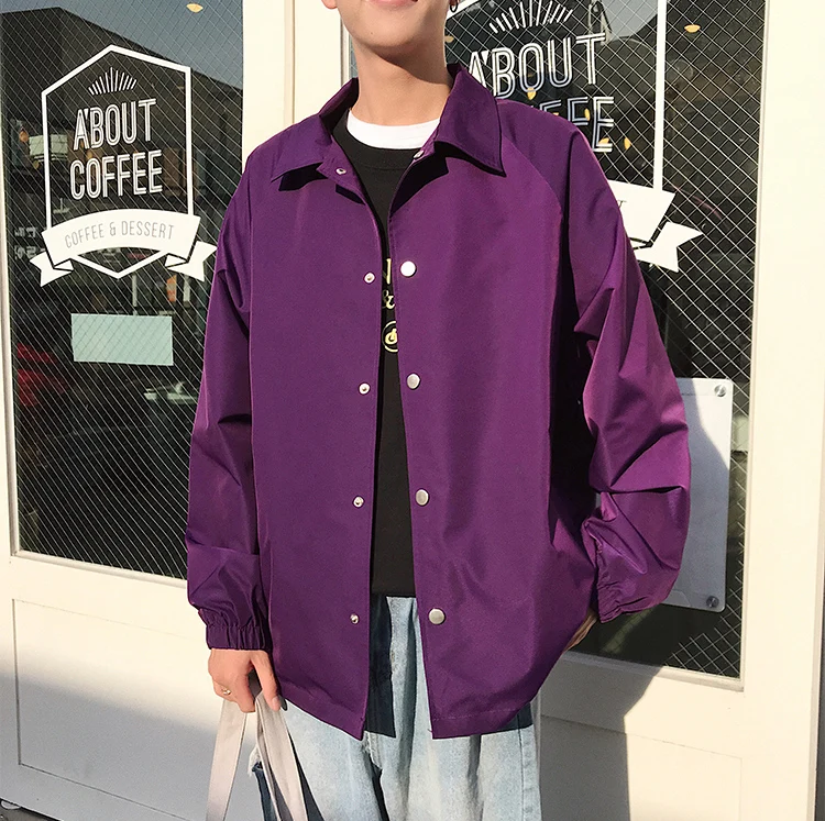 Разборчивая хип-хоп куртка мужская повседневная свободная однотонная мужская s куртка и пальто корейский стиль ветровка мужская s куртка осень