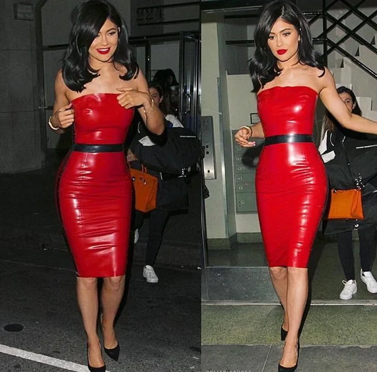 Compare Prices on Red Leather Dress- Online Shopping/Buy Low Price ...