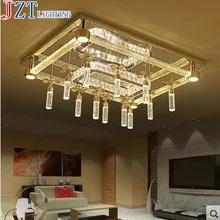 M Rectangle Crystal Ceiling Lamp L120 W80cm Contracted And Contemporary Luxury Atmosphere Absorb Ceiling Light LED