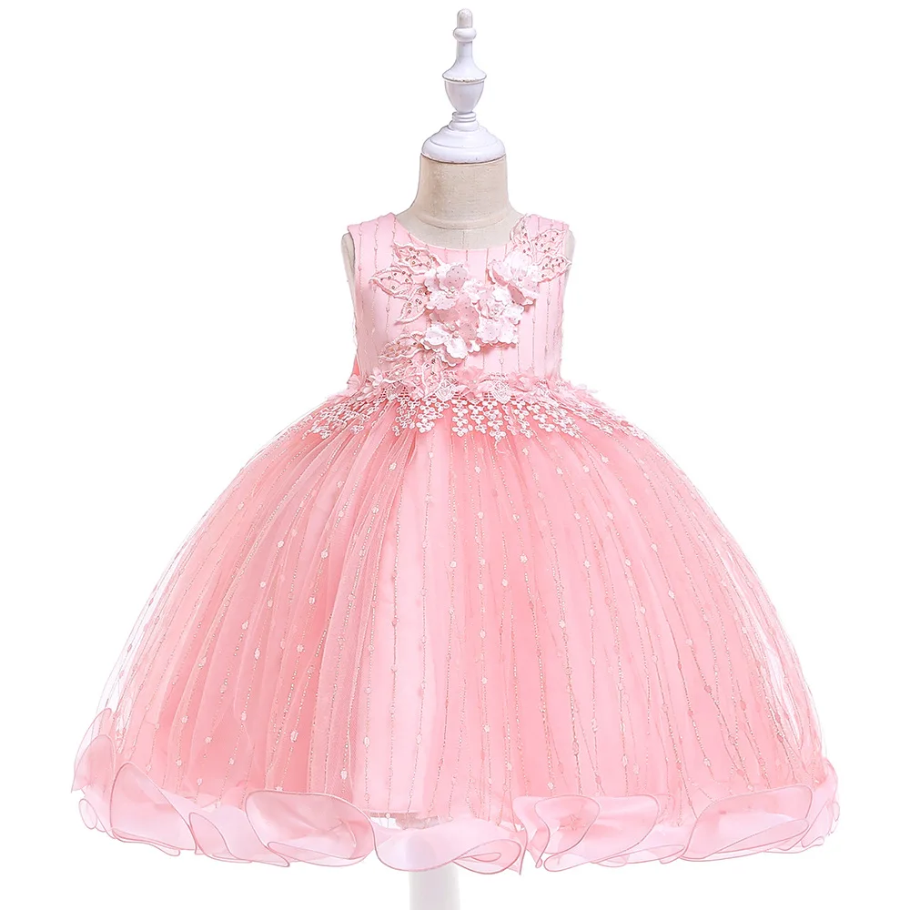 Summer 2019 Tassel Swallowtail Girls Party Dress Wedding Princess Dress Girls Dress Appliques Kids Dresses for Girls Custome Summer 2019 Tassel Swallowtail Girls Party Dress Wedding Princess Dress Girls Dress Appliques Kids Dresses for Girls Custome