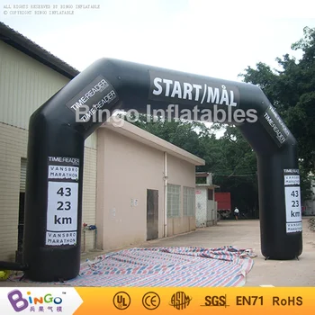 

8.6m black sporting inflatable starting line arch for Racing competition archway for commercial events BG-A0310 toy