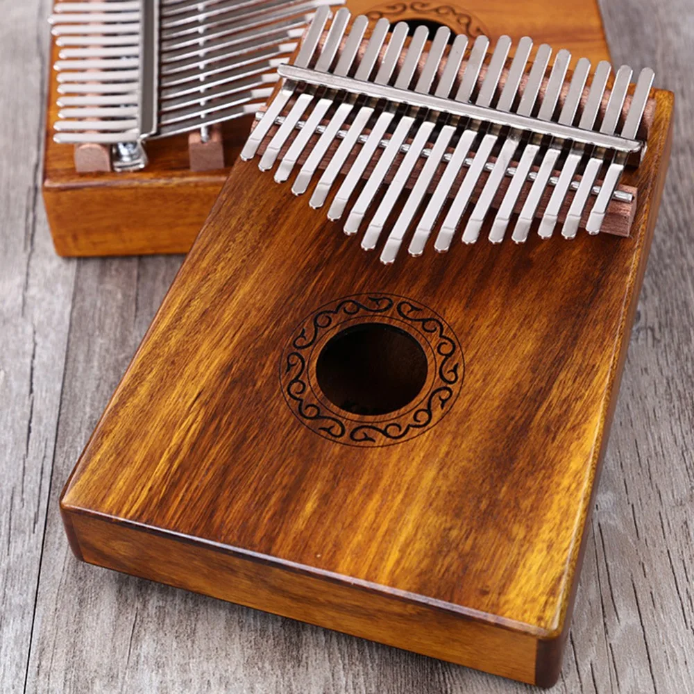 Твердый деревянный 10/17 ключей Kalimba «пианино для больших пальцев» высокое качество дерево красное дерево корпус музыкальный инструмент с