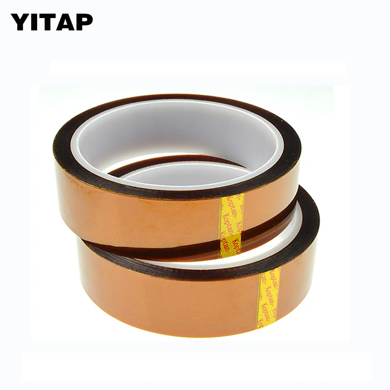 

2 Roll High Temperature Resistant Insulating Kapton Soldering Polyimide Adhesive Tape 24mm X 30m