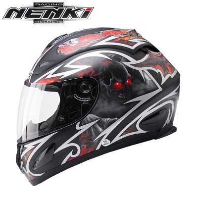NENKI мотоциклетный шлем черный мото анфас Ретро скутер шлемы мотоциклетный шлем для верховой езды мужской шлем для мотокросса Casco Moto
