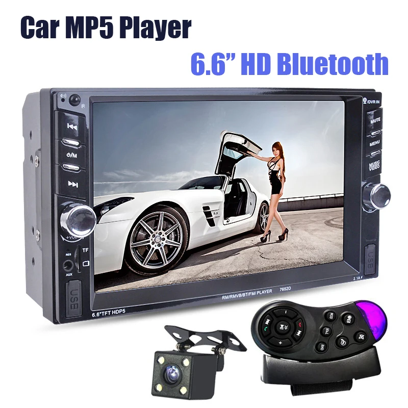 NEW 6 6 inch LCD Touch screen car font b radio b font mp5 player BLUETOOTH