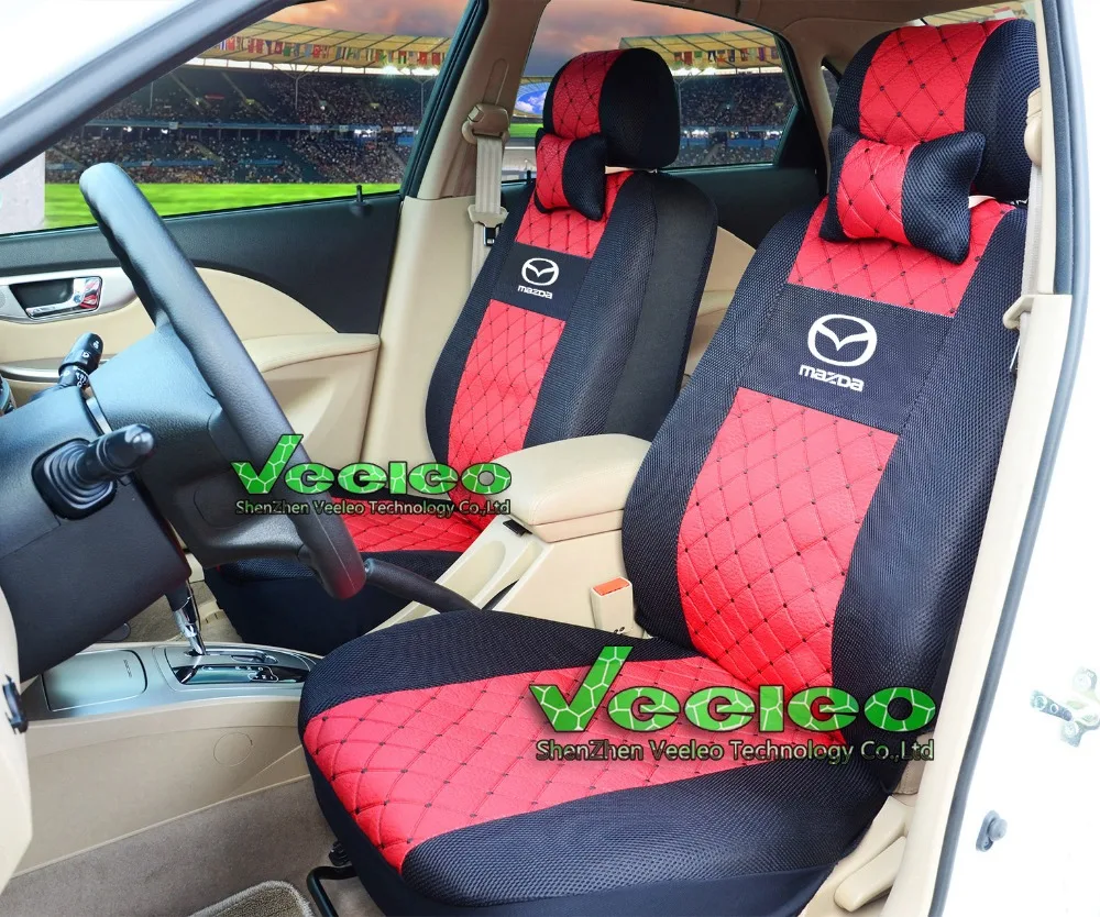 (Front +Rear) Universal Car Covers For MAZDA 3 Mazda 6 CX5 CX7 323 626 M2 Car Seat Cover Car