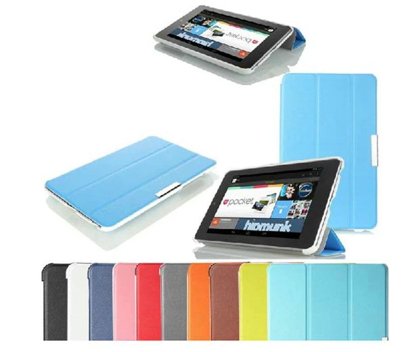 3 складной Ультра тонкий рукав Магнитный Folio Stand кожаный чехол Smart Cover для Google Nexus 7 II
