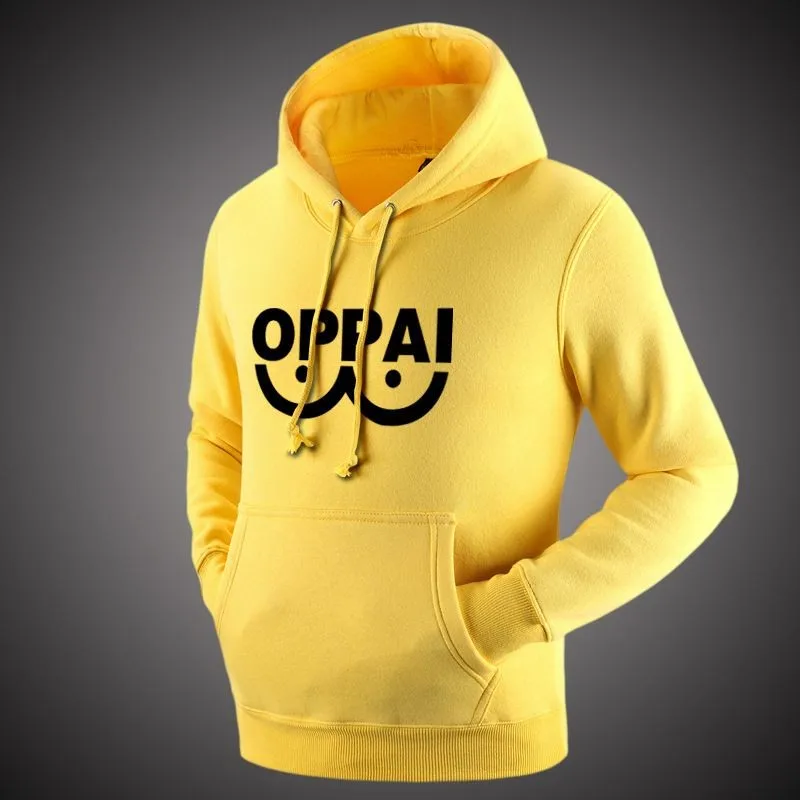 2018 японский стиль Харадзюку Аниме One Punch Man толстовки одной Oppai осень зима