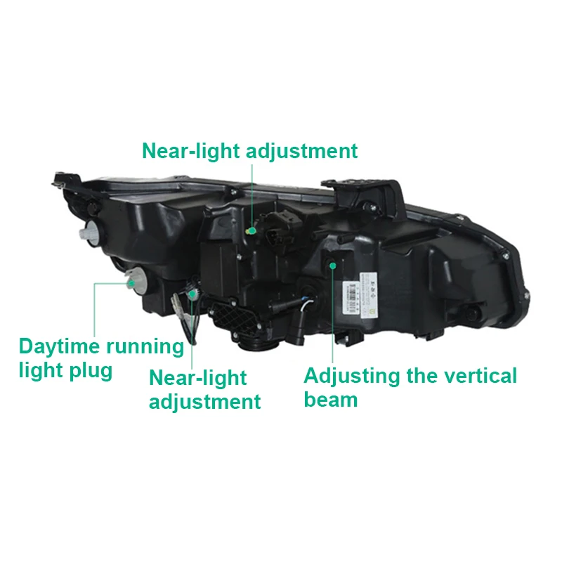 Hlxg автомобильная светодиодная фара в сборе DRL для Honda Civic 2016 2017 автомобильный