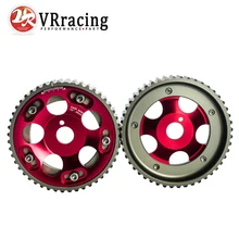 VR RACING-(1 пара) для Toyota 1JZ 2JZ DOHC двигатель Регулируемый Алюминиевый шкив Cam шестерни красный VR6531R