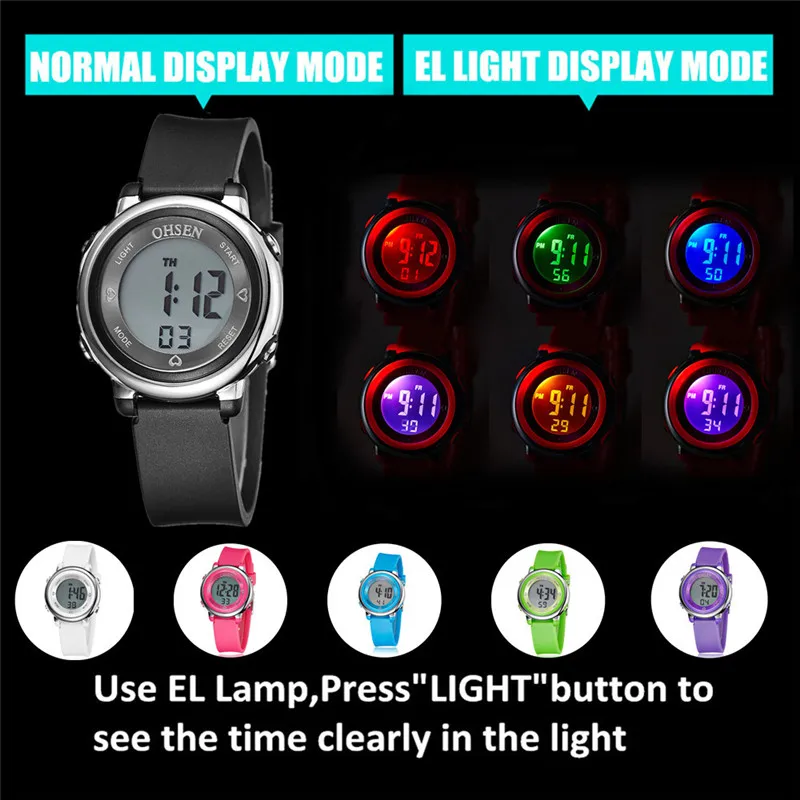 Digital Wrist Watch Female Clock Sports Watches Women Waterproof LED Electronic Watch For Women Outdoor Running Relogio Feminin