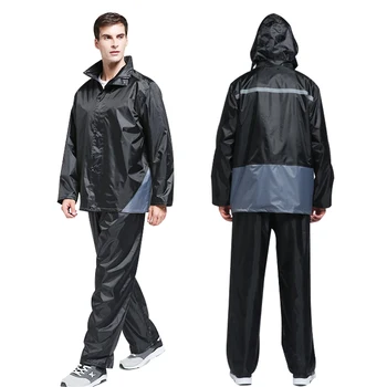

Yuding Impermeable Raincoat Women/Men Jacket Pants Set Adult Rain Poncho Universal Rain Gear Fishing Motorcycle Rainsuit