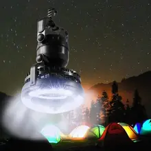 Портативный кемпинговый вентилятор светильник 18 светодиодный 2,5 Вт 2 в 1 вспышка светильник уличный фонарь походная велосипедная лампа с подвесным крюком