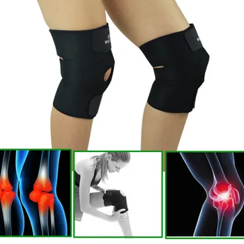 

Adjustable Sports Leg Knee Support Brace Wrap Protector Pads Patella Brace Knee Belt Fastener Belted Sports Knee Brace Black