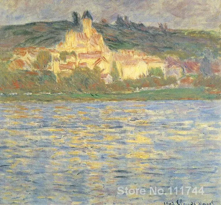 

Vetheuil Claude Monet paintings for sale Landscape art Handmade High quality
