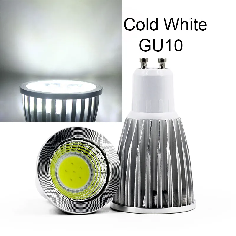 ZjRight AC85 265V 3 Вт 5 7 9 светодиодные прожекторы GU10 GU5.3 E27 E14 COB процесс теплого белого