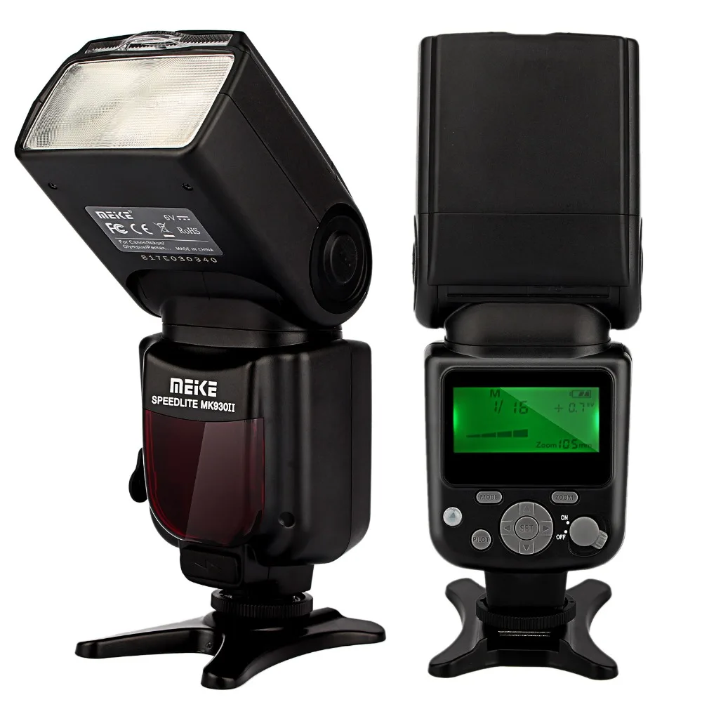 MEIKE MK-930 II MK 930 II LCD GN58 Flash Speedlite General single point flash for Canon Nikon Pentax Olympus DSLR MEIKE MK-930 II MK 930 II LCD GN58 Flash Speedlite General single point flash for Canon Nikon Pentax Olympus DSLR