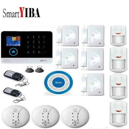 

SmartYIBA Wireless Home Security GSM Alarm System Wireless intelligent pet-immunity PIR motion sensor with internal antenna