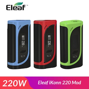 

Original Eleaf iKonn 220 Mod 220W battery box mod powered by dual 18650 batteries e-cigarette vape mod
