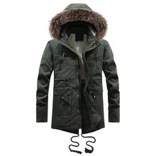 2019 Fashion Winter Jacket Men Long Coat Faux Fur Collar Outwear Thick Warm Parka Men Military Cargo Cloth Casual Jacket Hombre 2019 Fashion Winter Jacket Men Long Coat Faux Fur Collar Outwear Thick Warm Parka Men Military Cargo Cloth Casual Jacket Hombre