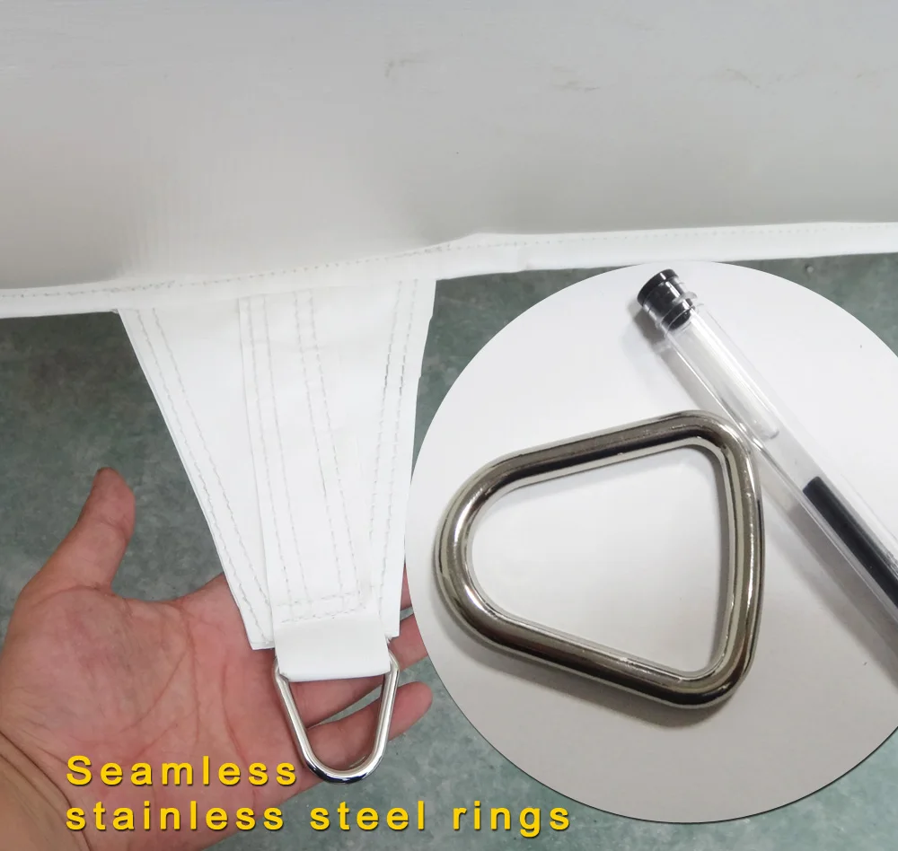 D rings for inflatable tunnel tent