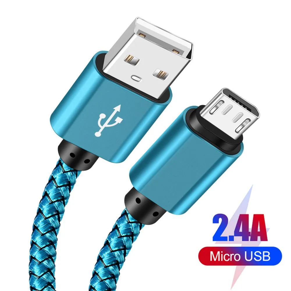 2M Micro usb кабель для быстрой зарядки huawei Y5 2019 7A honor 8X Redmi 6a Note 6 pro iphone X мобильный