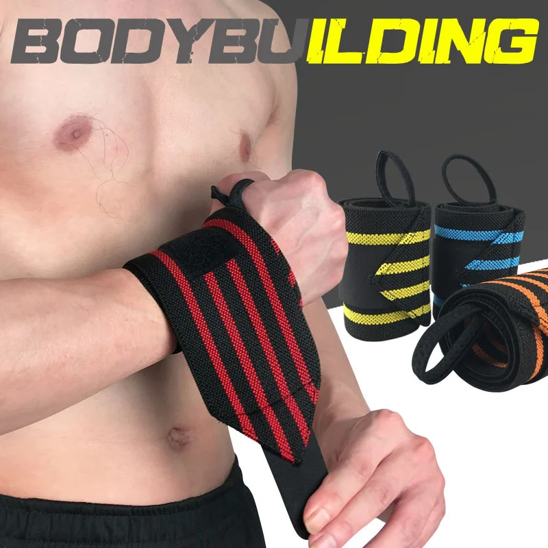 1 шт. регулируемый браслет эластичные бинты для запястья повязки для тяжелой атлетики Powerlifting дышащая поддержка запястья 4 цвета